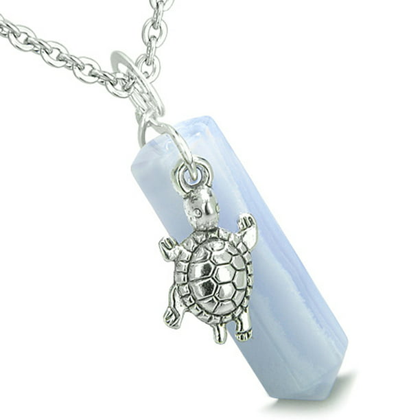 cute elephant and turtle in augate stone pendant necklace girls fashion wear